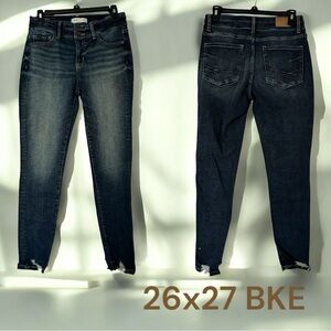 BKE Blue Ankle Cropped Jeans with Stretch